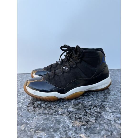NIKE AIR JORDAN 11 RETRO SPACE JAM BLACK BLUE WHITE CONCORD- 378037-041 SZ 10.5 main image 12